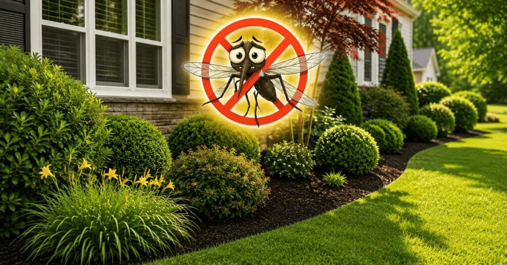 How Smart Landscaping Can Help Prevent Pests Around Nj Homes 1 Unhappy Mosquito, Concept Of Landscaping Tips To Prevent Pest In Nj Yards